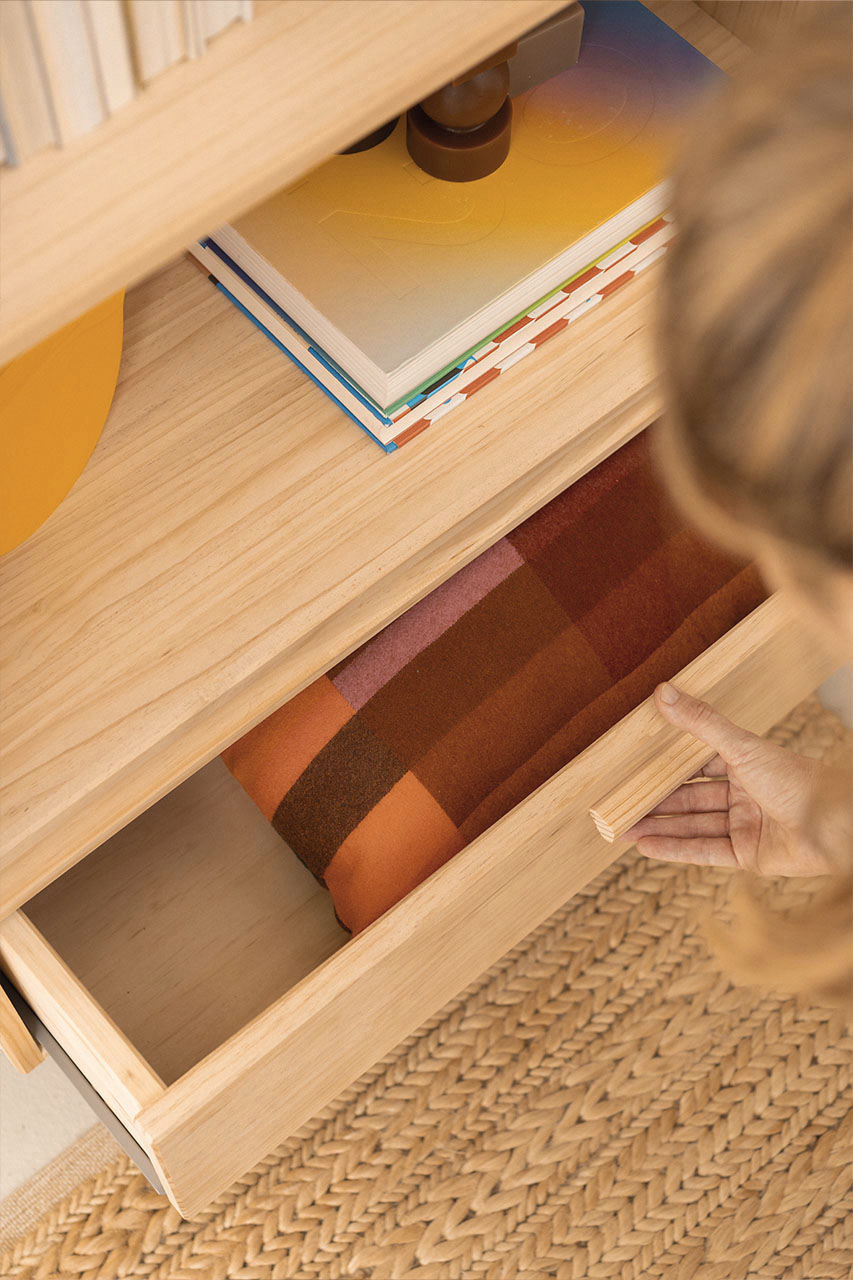 Imagen de ambiente 4 para:Estantería librería pequeña de madera ecológica